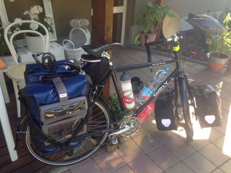 'Shirley' the Surly fully loaded and ready to go.!